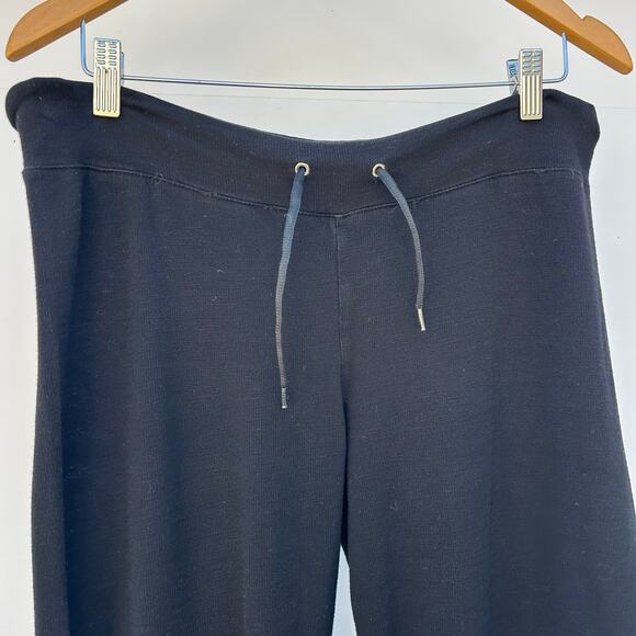 Monrow Classic Supersoft Jogger Sweats Pants Black Small Drawstring Comfy - Picture 5 of 8